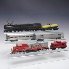 50+pc HO Scale Model Train Lot, AHM, Lionel, Jouef & More