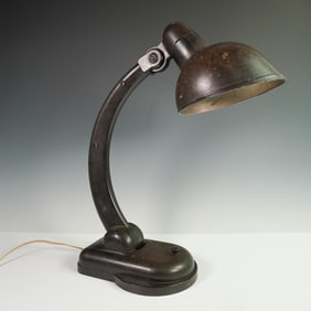Soviet Industrial Desk Lamp, Karbolit Factory