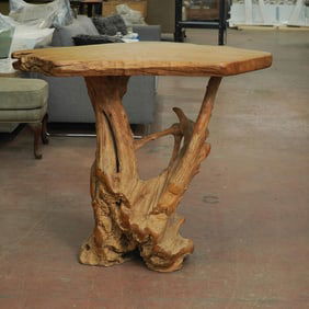Live Edge Tree Root Accent Table