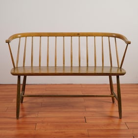 Nesto Stolfabrik Swedish Mid-Century Wooden Bench