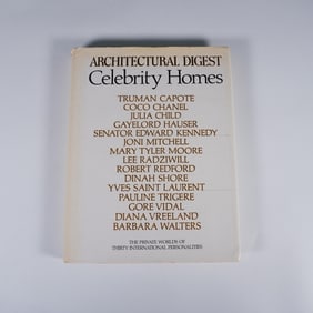 Architectural Digest Celebrity Homes Coffee Table Book