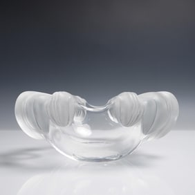 Lalique Crystal Bowl, Anthena