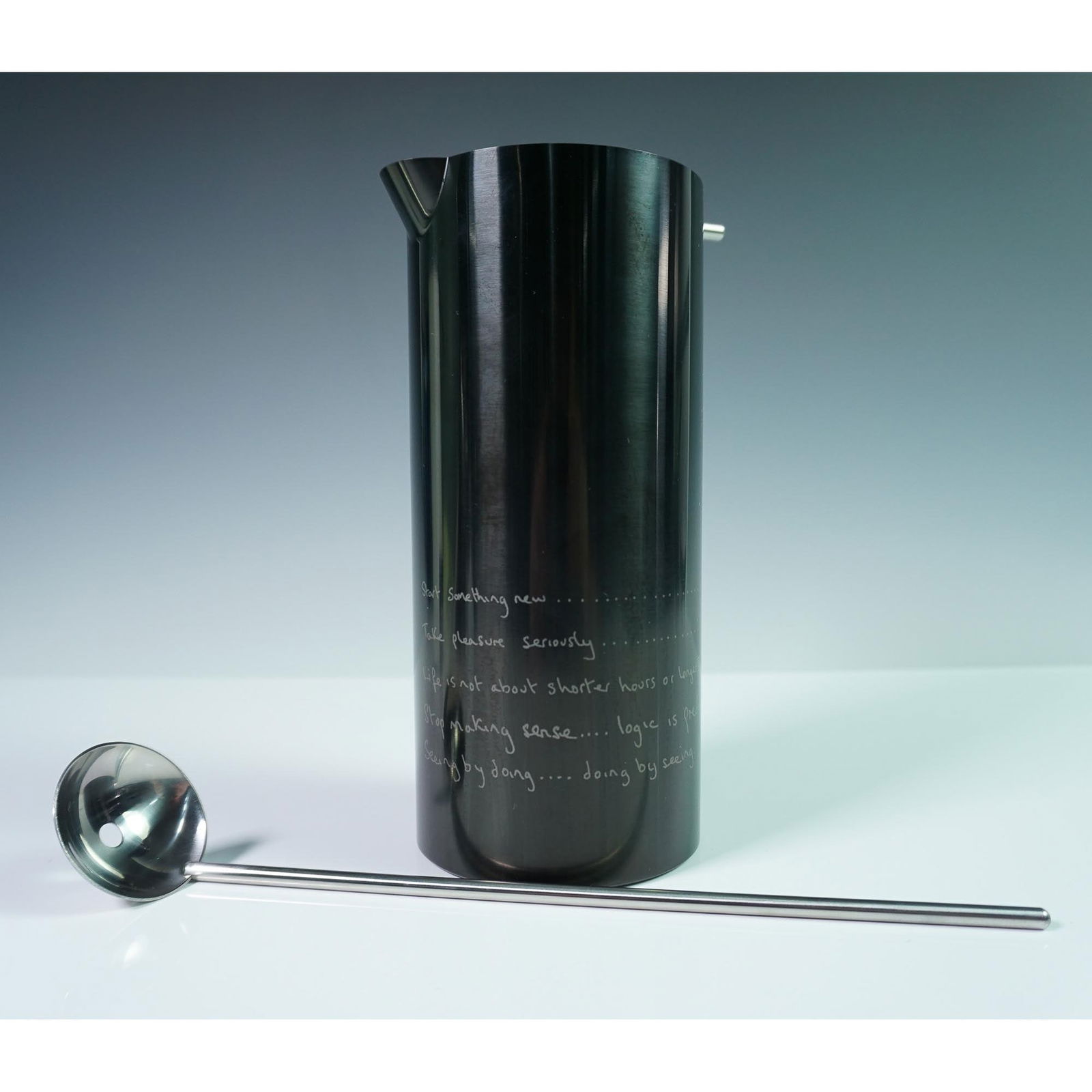 Stelton x Paul Smith Cylinda-Line Anniversary Cocktail Mixer with Stirrer (1 of 6)