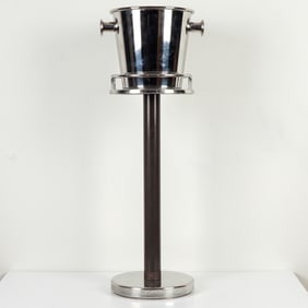 2pc Ettore Sottsass for Alessi Contemporary Wine Cooler and Stand