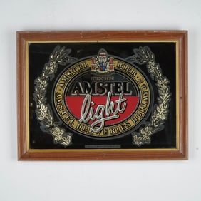 Amstel Light Beer Advertising Mirror, Holland Import