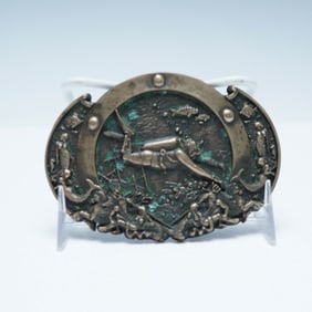 Solid Brass Nautical Scuba Diving Belt Buckle