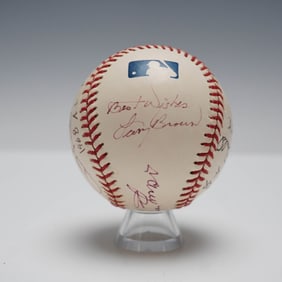 1969 Signed Baseball with Stan Bahnsen and Others