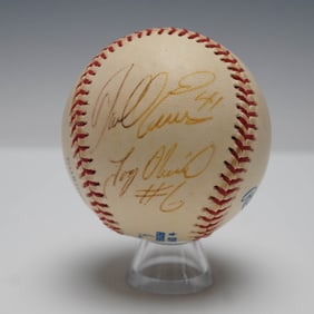 Baseball Signed by Minoso, Evans, Oliva and Russell
