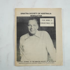 Sinatra Society of Australia Newsletter Issue No. 21 (1979)