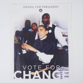 Obama for President Vote for Change Campaign Poster
