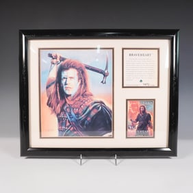 Tom Bates Framed Movie Lithograph, Braveheart