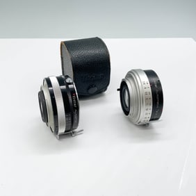 Vivitar Camera Lens Set, 3pc 2X-3 and 2X-5 Tele Converters