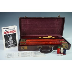 Vintage Chinese Mahjong Game Set