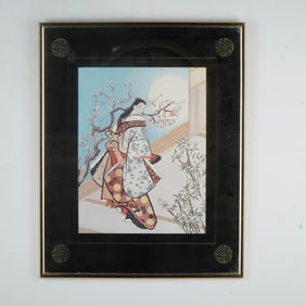 Academy Arts Framed Japanese-Style Geisha Print