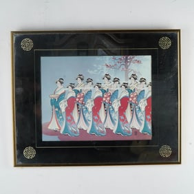 Carol Bouman Print, Geisha Procession