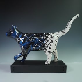 Andre Martinez Cat Sculpture AM1154