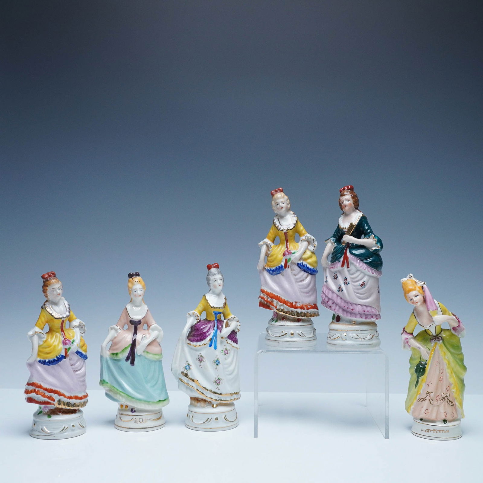 6pc Occupied Japan Porcelain Figurines (1 of 6)