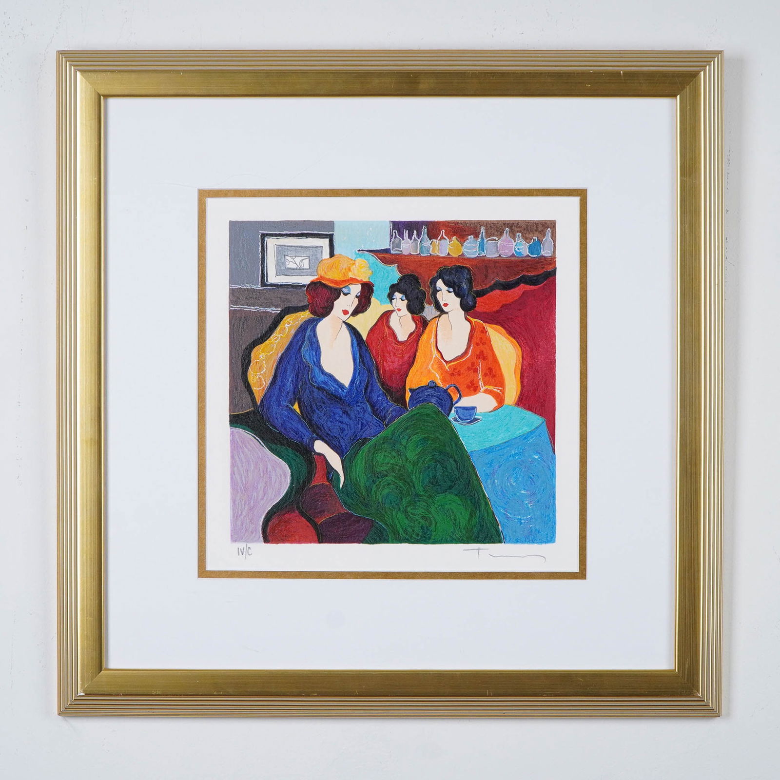 Itzchak Tarkay Limited Edition Serigraph, Signed and Numbered (1 of 5)