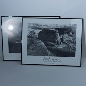 2pc Ansel Adams The Mural Project Posters, Canyon & Mountain