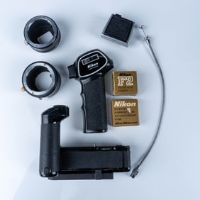Vintage Nikon Accessories Set with Original Boxes