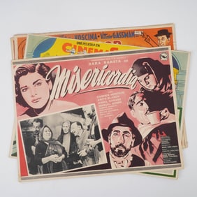 4pc Vintage Mexican Lobby Cards, Mujeres Sacrificadas and Others