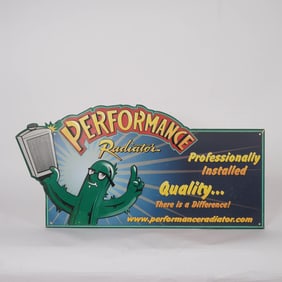 Performance Radiator Advertising Sign