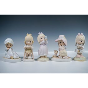5pc Precious Moments Figurines, Limited and Special Editions
