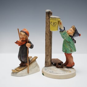 Goebel Hummel Figurines, A Letter to Santa Claus and Skier