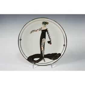 Franklin Mint House of Erte Plate, La Merveilleuse