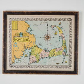 Walter M. Gaffney Map of Cape Cod, Massachusetts