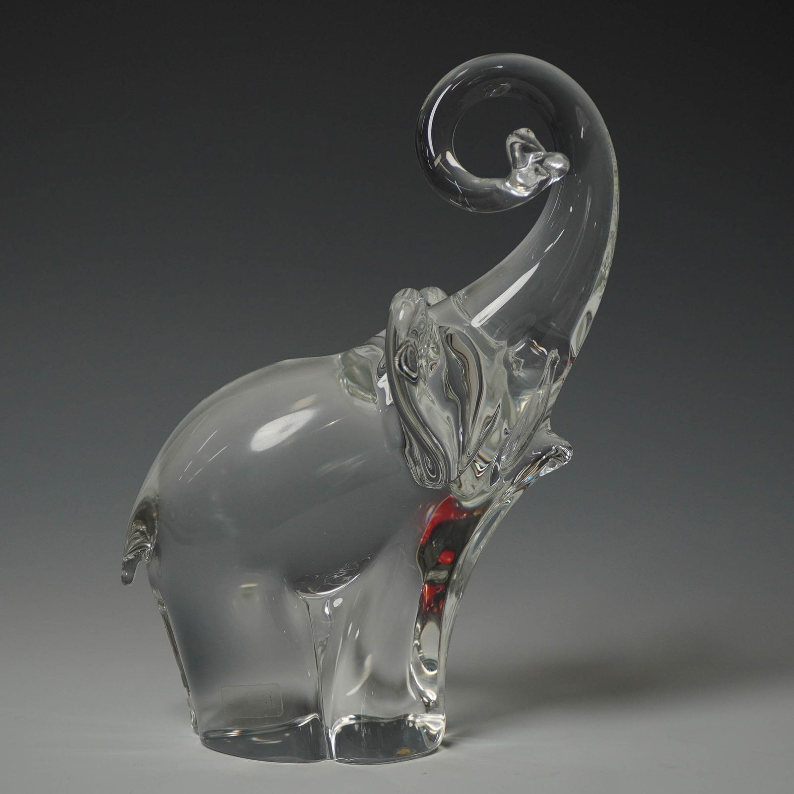Oggetti Italy Art Glass Elephant Sculpture, Signed (1 of 6)