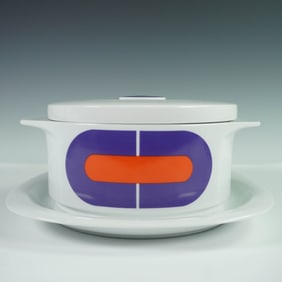 2pc Rosenthal Studio Line Lidded Tureen and Plate, Joy Six