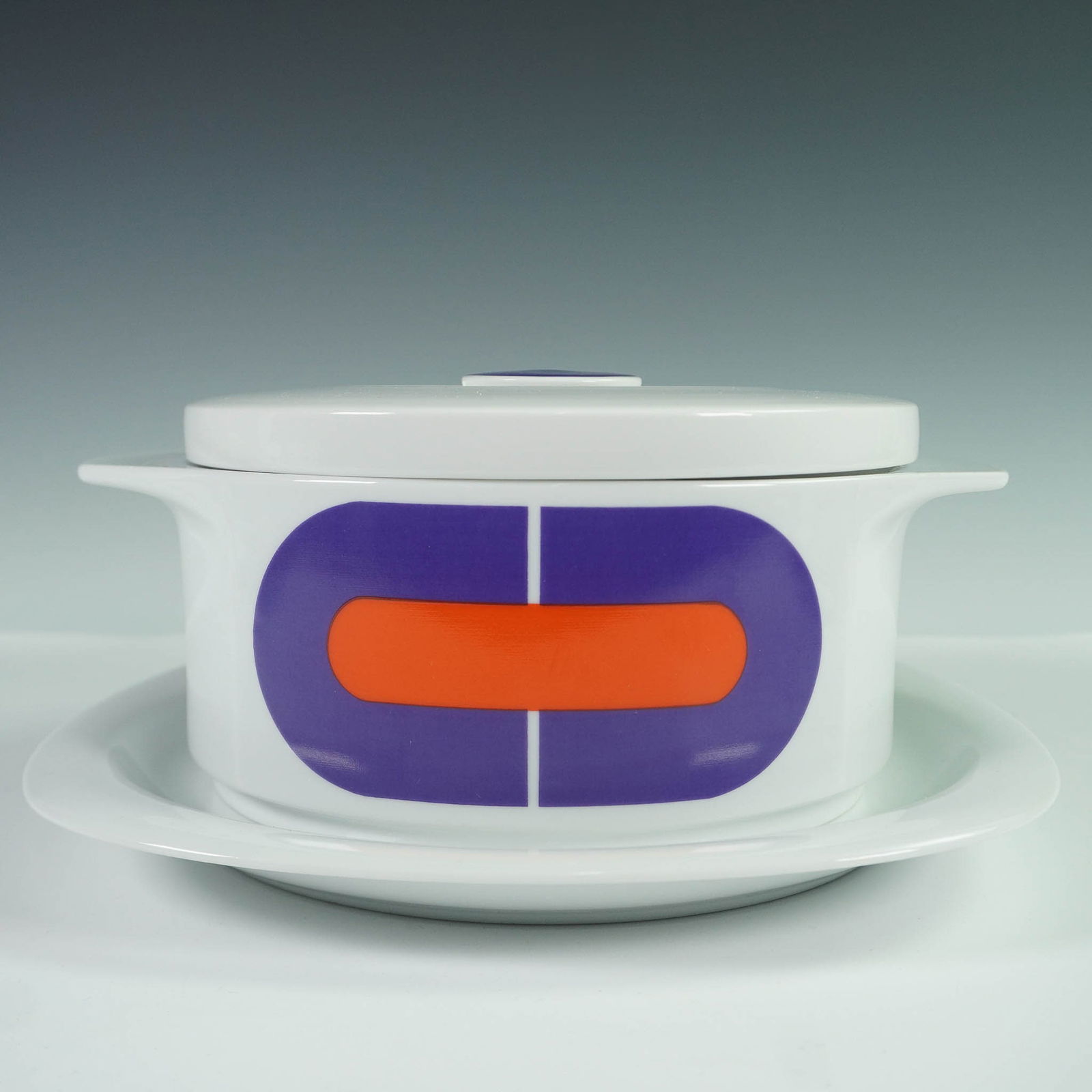 2pc Rosenthal Studio Line Lidded Tureen and Plate, Joy Six (1 of 4)