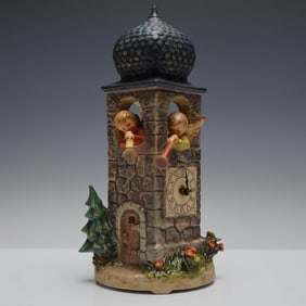 Goebel Hummel Clock Tower Figurine, Call To Worship