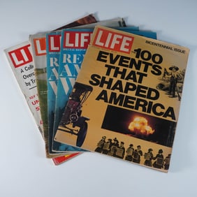 5pc Vintage LIFE Magazine Lot, 1960s-1970s