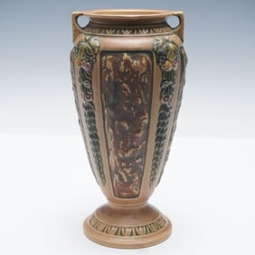 Roseville Pottery Vase, Florentine Pattern