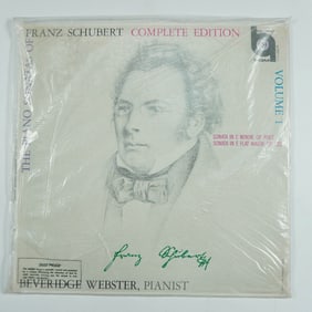 Beveridge Webster Vinyl Record, The Piano Sonatas of Franz Schubert Vol. 1