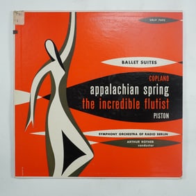 The Incredible Flutist/Appalachian Spring, Symphony Orchestra Vinyl