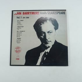 John Barrymore Reads Shakespeare Vol. 1 Vinyl LP