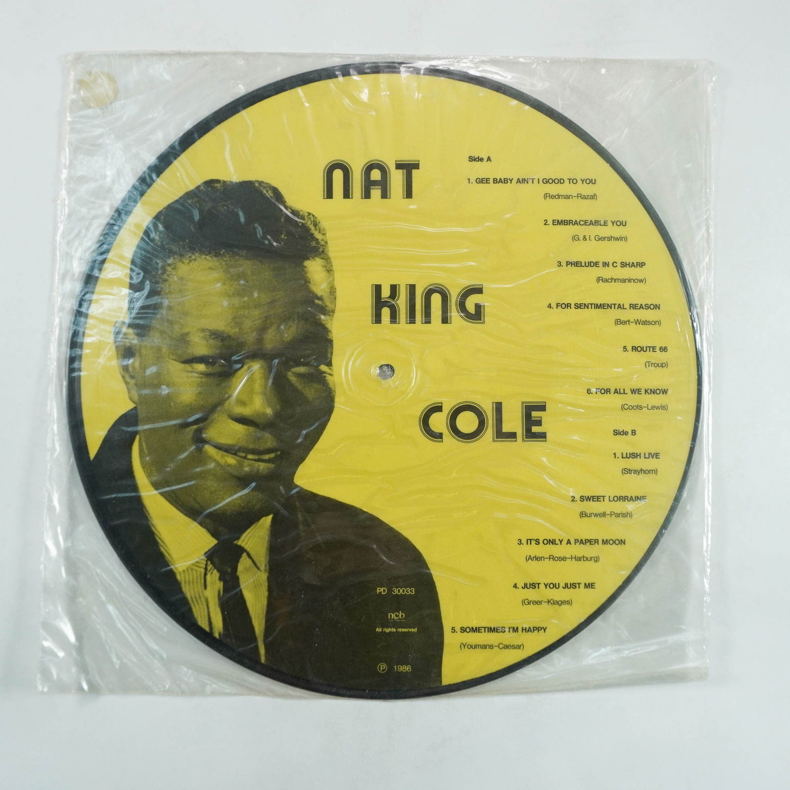 Nat King Cole Sometimes I'm Happy Picture Disc Vinyl LP (1 of 3)