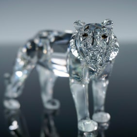 Swarovski Crystal Figurine, Tiger