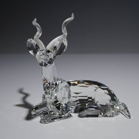 Swarovski Crystal Figurine, Kudu 1994 SCS Inspiration Africa