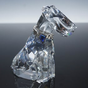 Swarovski Crystal Figurine, Symbols Dog, with Original Box