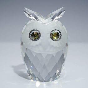 Swarovski Crystal Figurine, Owl Large 010022