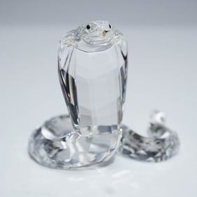 Swarovski Crystal Figurine, Cobra Snake 243979