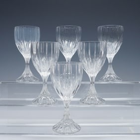 6pc Mikasa Crystal Wine Glasses, Park Lane
