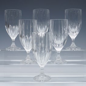 6pc Mikasa Water Iced Tea Goblets, Park lane Design