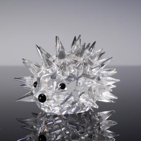 Swarovski Crystal Figurine, Medium Round Hedgehog