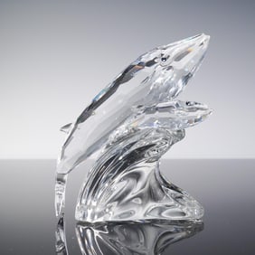 Swarovski SCS Care for Me Whales 1992 Figurine