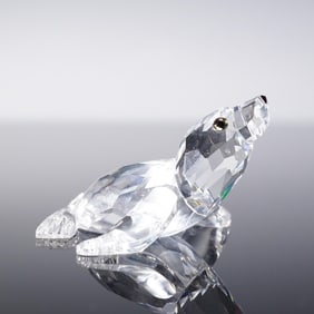 Swarovski Crystal Figurine, Baby Sea Lion